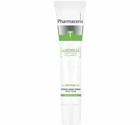 PHARMACERIS T 0.3% PURE RETINOL NIGHT CREAM ADULT ACNE (40ml)